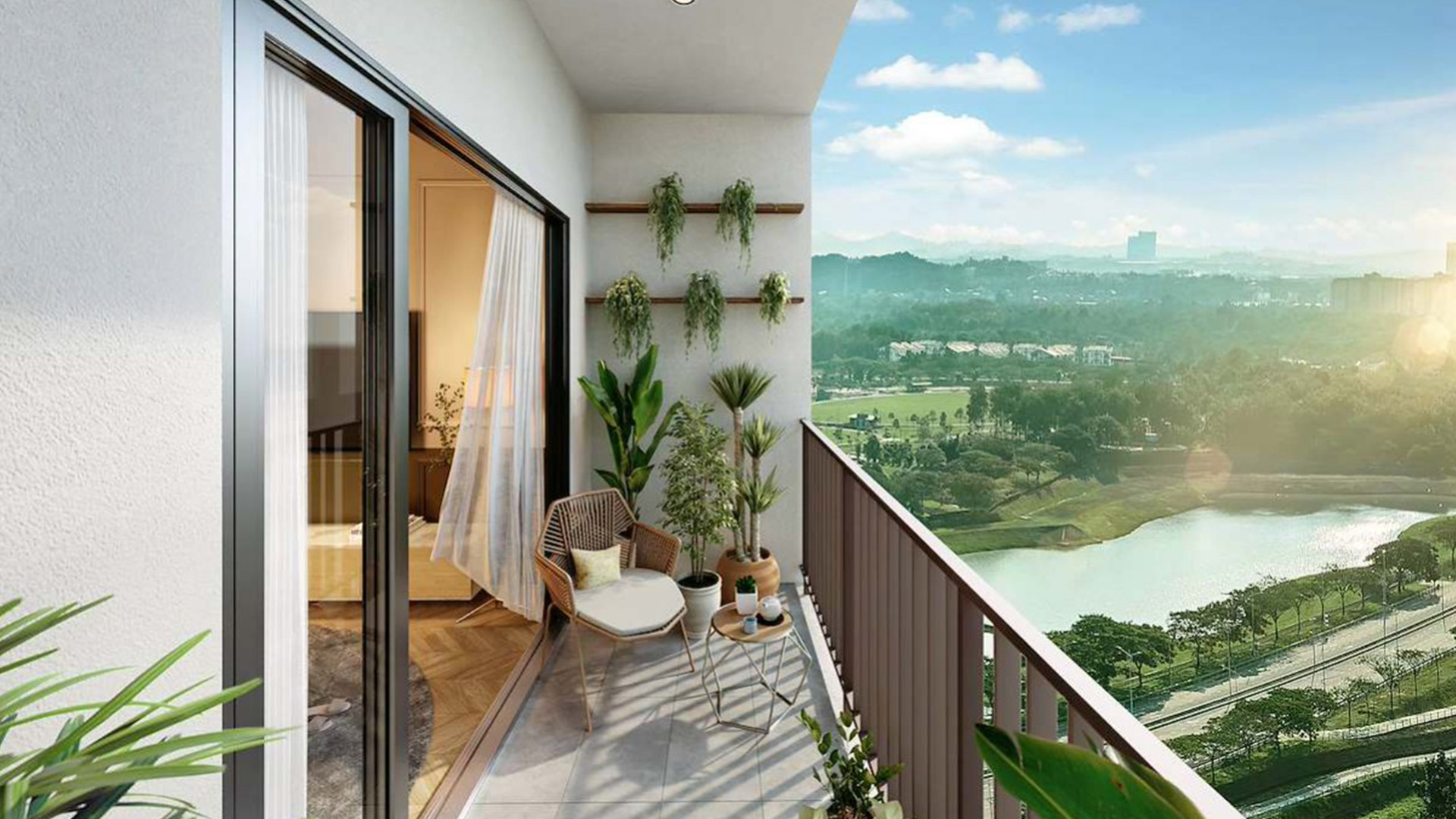Lake View Balcony